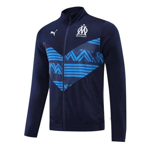 Sweatjacken Marseille 2022-2023 Blau